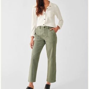 NEW Faherty Women’s Utility Pant - Olive 27